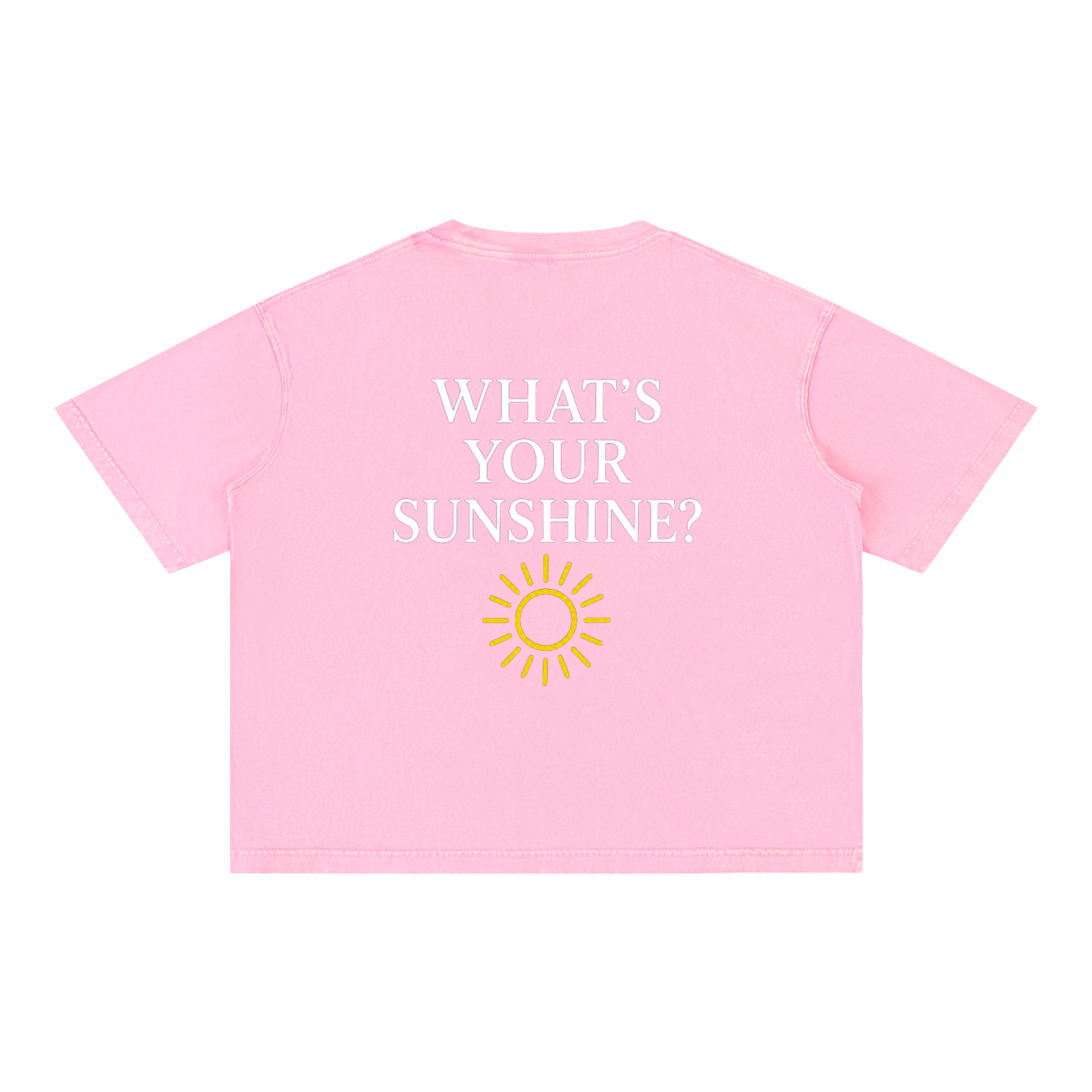 What’s Your Sunshine? Men's Boxy Cotton T-Shirt