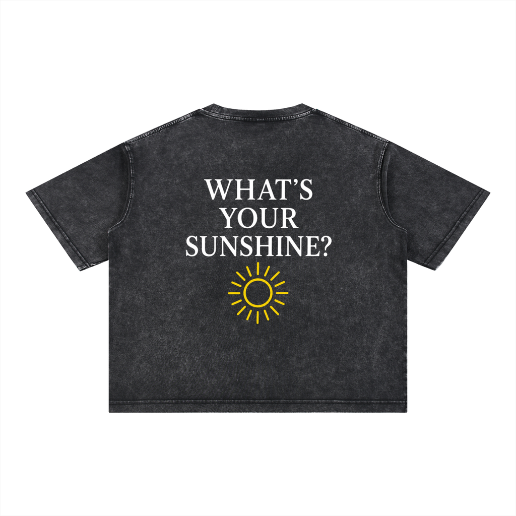 What’s Your Sunshine? Men's Boxy Cotton T-Shirt