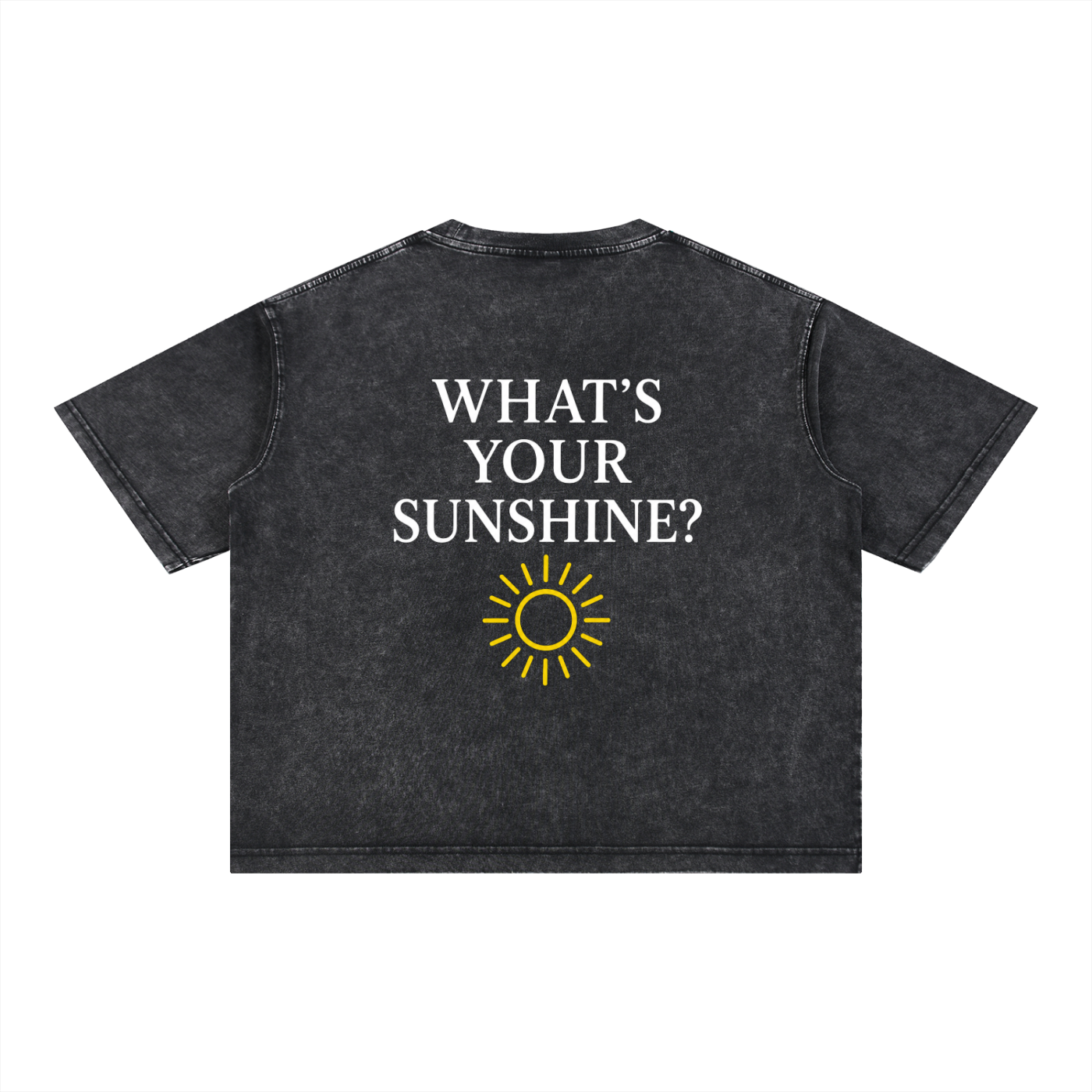 What’s Your Sunshine? Men's Boxy Cotton T-Shirt