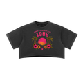 1986 Raw Edge Crop Top